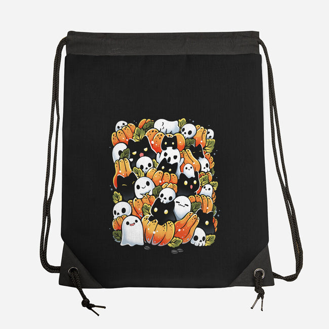Pumpkin Fest-None-Drawstring-Bag-Vallina84