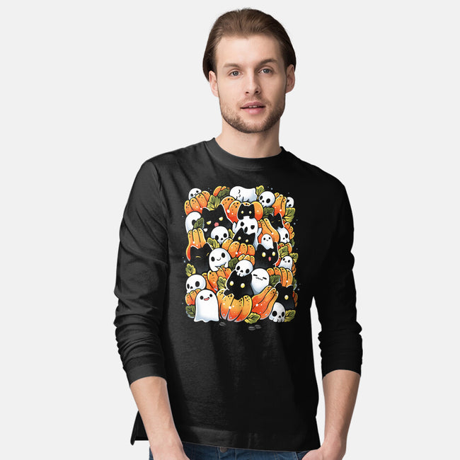 Pumpkin Fest-Mens-Long Sleeved-Tee-Vallina84