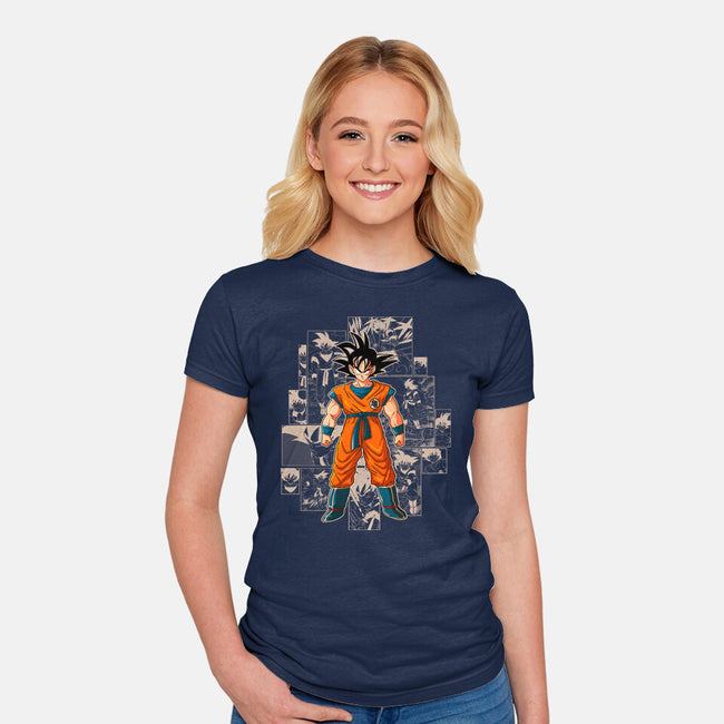 Dragon Hero-Womens-Fitted-Tee-Skullpy