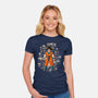 Dragon Hero-Womens-Fitted-Tee-Skullpy