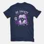 No Anxiety-Womens-Fitted-Tee-Vallina84