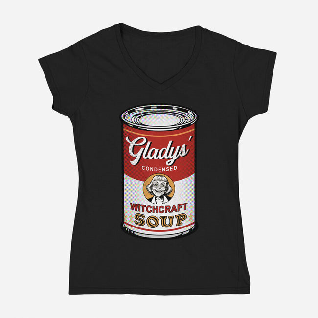 Witchcraft Soup-Womens-V-Neck-Tee-palmstreet