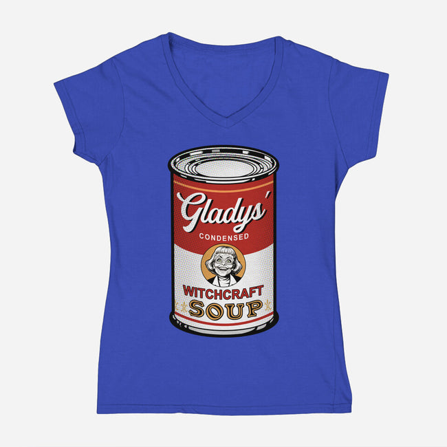 Witchcraft Soup-Womens-V-Neck-Tee-palmstreet