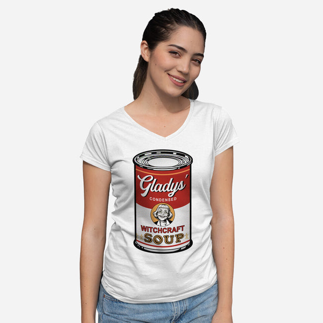 Witchcraft Soup-Womens-V-Neck-Tee-palmstreet