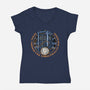 Across Parallel Dimensions-Womens-V-Neck-Tee-glitchygorilla