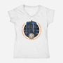 Across Parallel Dimensions-Womens-V-Neck-Tee-glitchygorilla