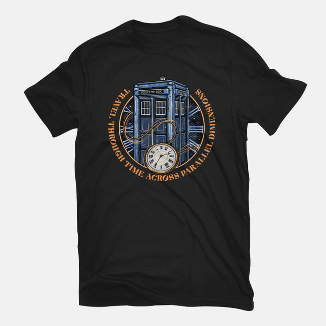 Across Parallel Dimensions-Unisex-Basic-Tee-glitchygorilla