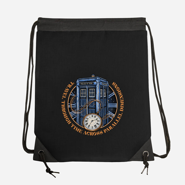 Across Parallel Dimensions-None-Drawstring-Bag-glitchygorilla