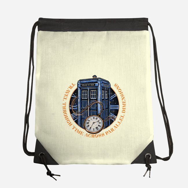 Across Parallel Dimensions-None-Drawstring-Bag-glitchygorilla