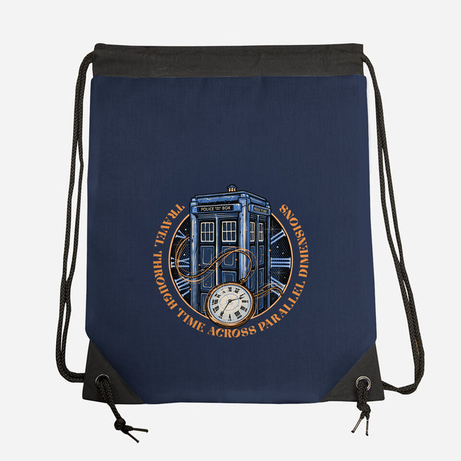 Across Parallel Dimensions-None-Drawstring-Bag-glitchygorilla