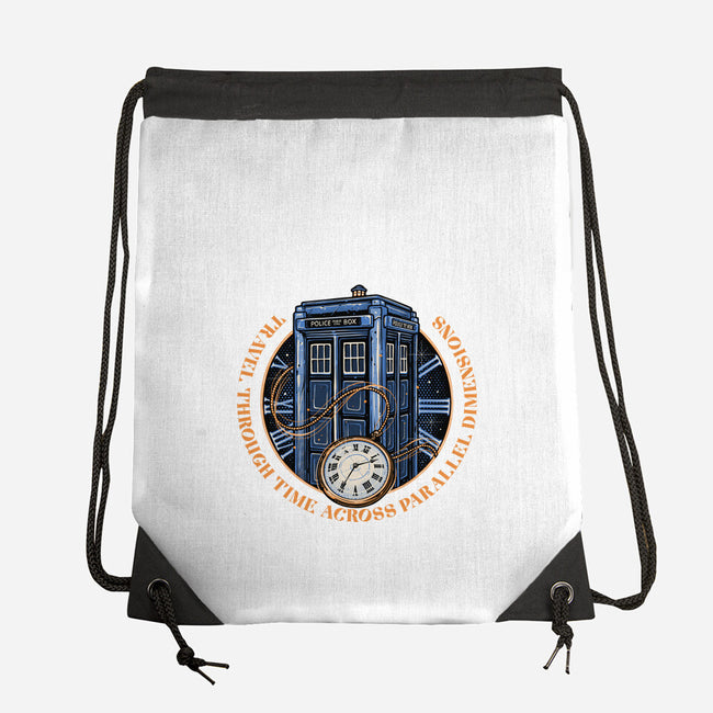 Across Parallel Dimensions-None-Drawstring-Bag-glitchygorilla