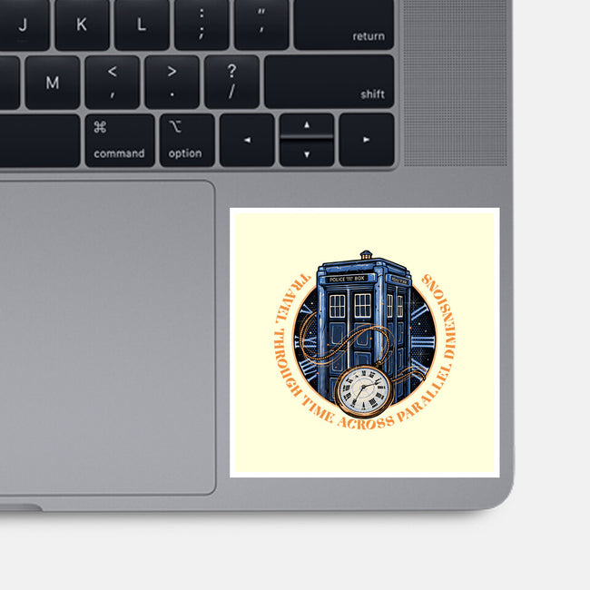 Across Parallel Dimensions-None-Glossy-Sticker-glitchygorilla