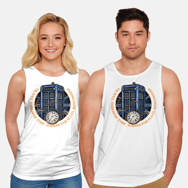 Across Parallel Dimensions-Unisex-Basic-Tank-glitchygorilla