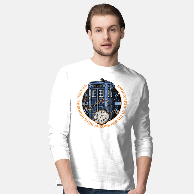 Across Parallel Dimensions-Mens-Long Sleeved-Tee-glitchygorilla