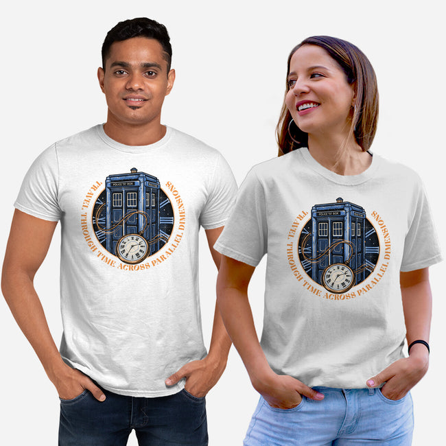 Across Parallel Dimensions-Unisex-Basic-Tee-glitchygorilla