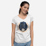 Across Parallel Dimensions-Womens-V-Neck-Tee-glitchygorilla