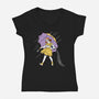 Don't Cross The Salt Line-Womens-V-Neck-Tee-artducko