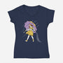 Don't Cross The Salt Line-Womens-V-Neck-Tee-artducko