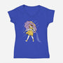 Don't Cross The Salt Line-Womens-V-Neck-Tee-artducko