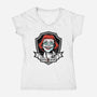 Auntie G's Daycare-Womens-V-Neck-Tee-palmstreet