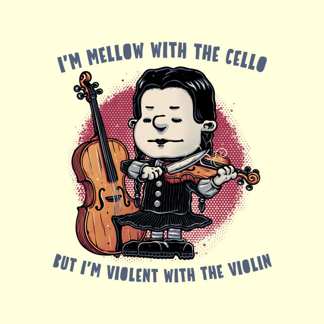 Violent With The Violin-None-Glossy-Sticker-glitchygorilla