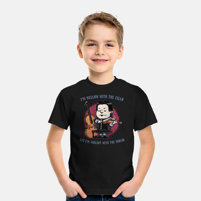 Violent With The Violin-Youth-Basic-Tee-glitchygorilla