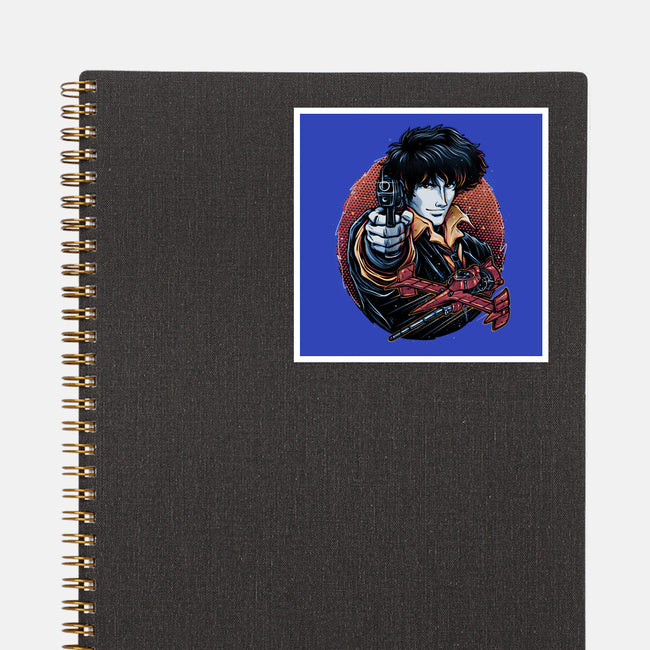Hunt For The Space Bounty-None-Glossy-Sticker-glitchygorilla