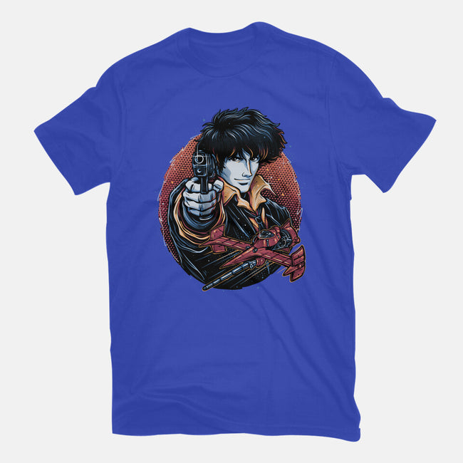 Hunt For The Space Bounty-Womens-Basic-Tee-glitchygorilla