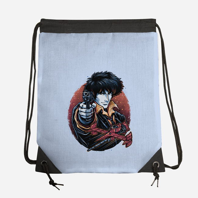 Hunt For The Space Bounty-None-Drawstring-Bag-glitchygorilla