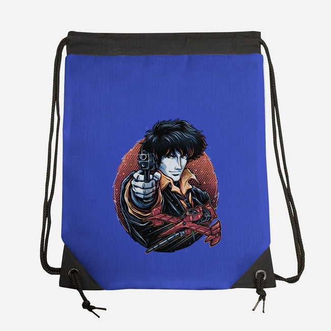 Hunt For The Space Bounty-None-Drawstring-Bag-glitchygorilla