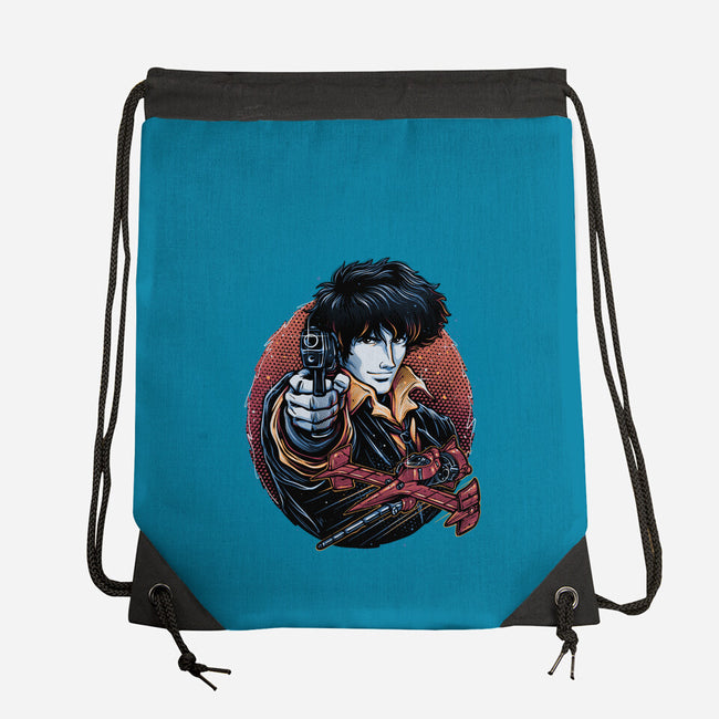 Hunt For The Space Bounty-None-Drawstring-Bag-glitchygorilla