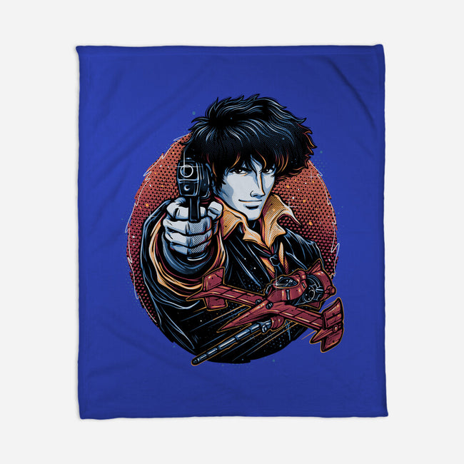 Hunt For The Space Bounty-None-Fleece-Blanket-glitchygorilla