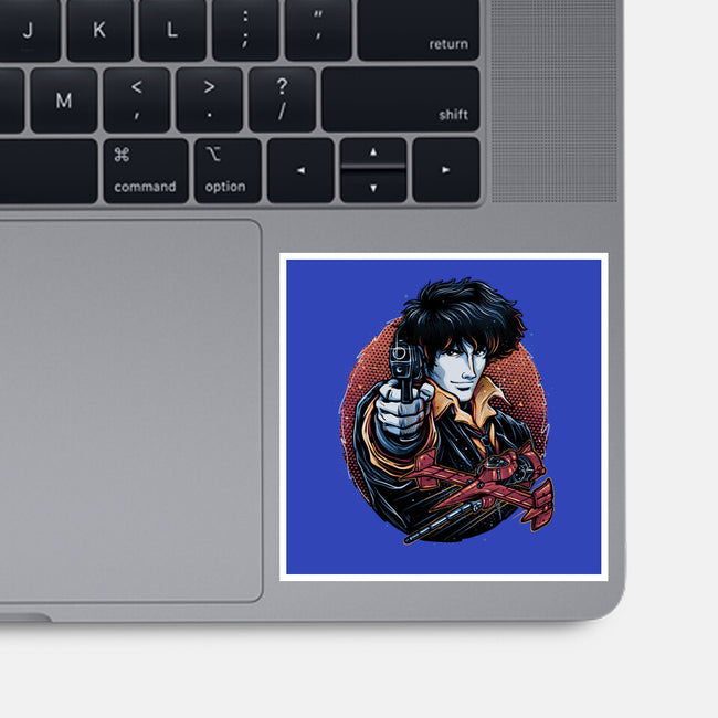 Hunt For The Space Bounty-None-Glossy-Sticker-glitchygorilla