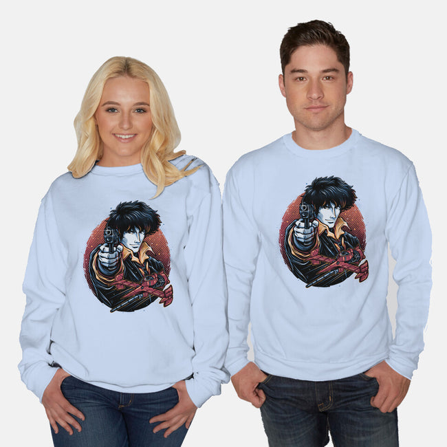 Hunt For The Space Bounty-Unisex-Crew Neck-Sweatshirt-glitchygorilla