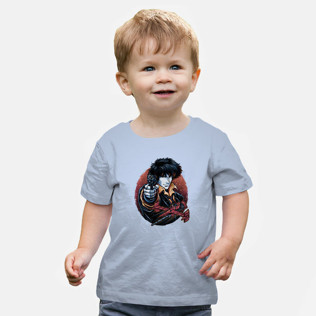 Hunt For The Space Bounty-Baby-Basic-Tee-glitchygorilla