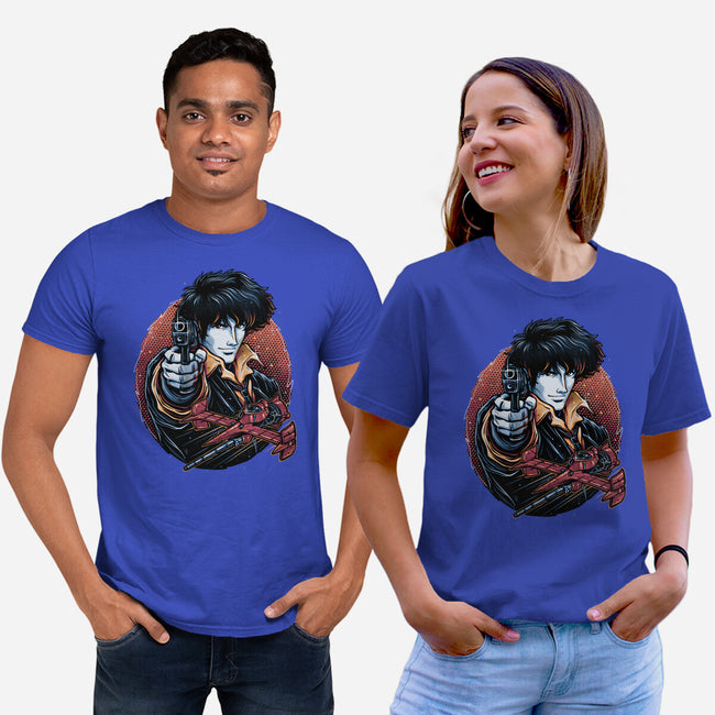 Hunt For The Space Bounty-Unisex-Basic-Tee-glitchygorilla