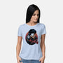 Hunt For The Space Bounty-Womens-Basic-Tee-glitchygorilla