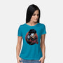 Hunt For The Space Bounty-Womens-Basic-Tee-glitchygorilla