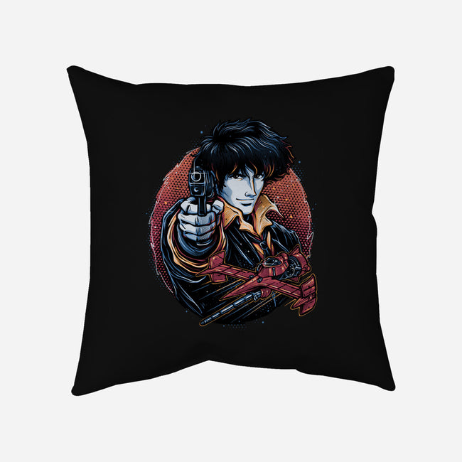 Hunt For The Space Bounty-None-Removable Cover w Insert-Throw Pillow-glitchygorilla