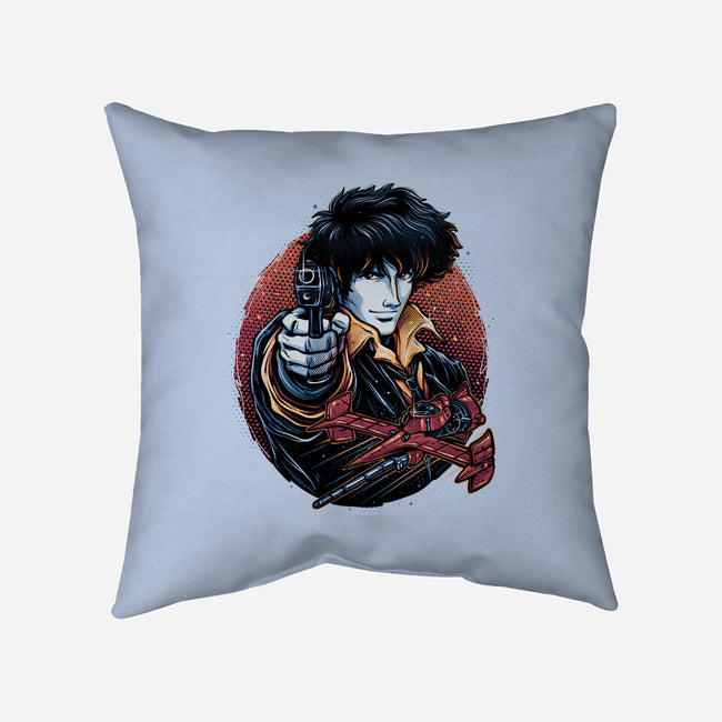 Hunt For The Space Bounty-None-Removable Cover w Insert-Throw Pillow-glitchygorilla