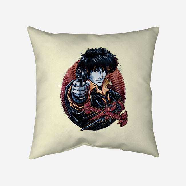 Hunt For The Space Bounty-None-Removable Cover w Insert-Throw Pillow-glitchygorilla