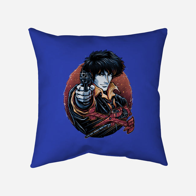 Hunt For The Space Bounty-None-Removable Cover w Insert-Throw Pillow-glitchygorilla