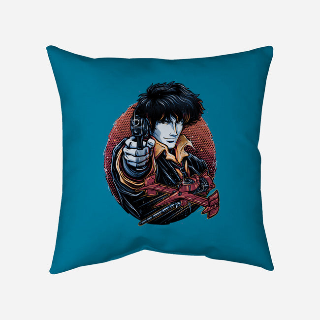 Hunt For The Space Bounty-None-Removable Cover w Insert-Throw Pillow-glitchygorilla