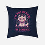 Demonic Cat-None-Removable Cover w Insert-Throw Pillow-eduely