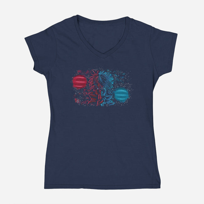 Before Purple-Womens-V-Neck-Tee-nickzzarto