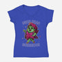 Drop Dead Gorgeous-Womens-V-Neck-Tee-fanfreak1