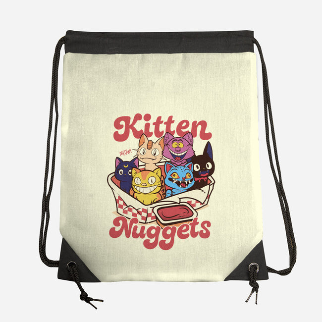 Pop Kitten Nuggets-None-Drawstring-Bag-dandingeroz