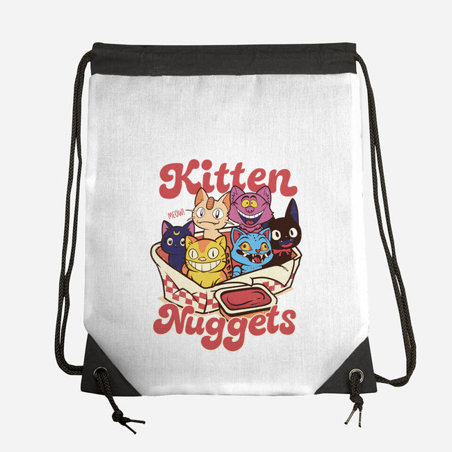 Pop Kitten Nuggets-None-Drawstring-Bag-dandingeroz
