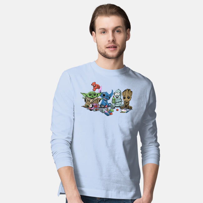 Awesome Kindergarten-Mens-Long Sleeved-Tee-zascanauta