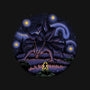 Kurama Starry Night-Mens-Basic-Tee-Astrobot Invention